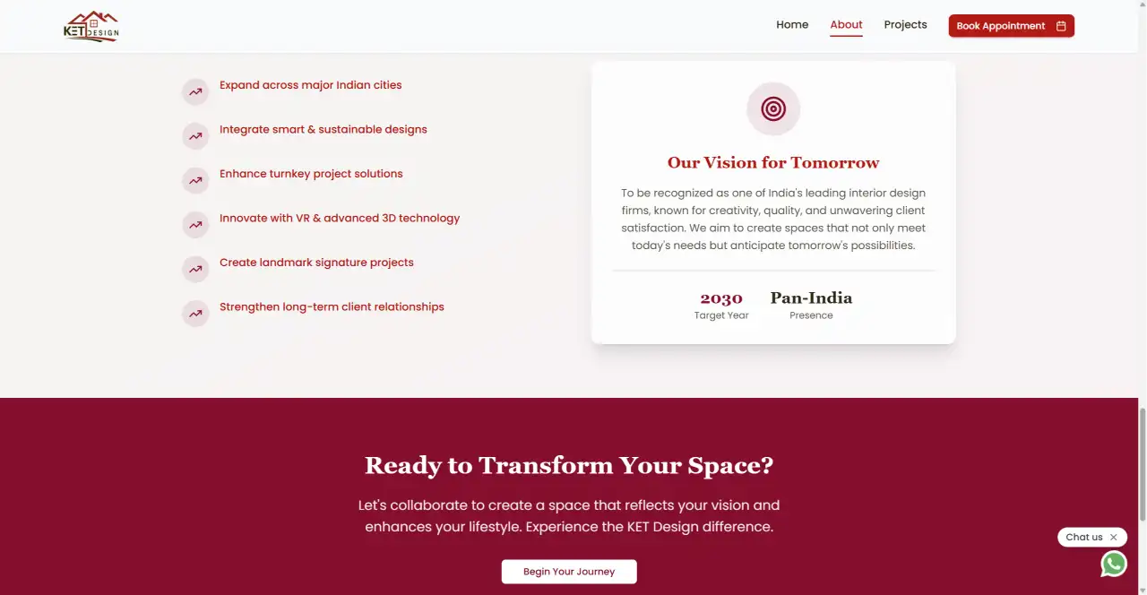 KET Design & Interior — Luxury Interior & Architectural Website thumbnail 4