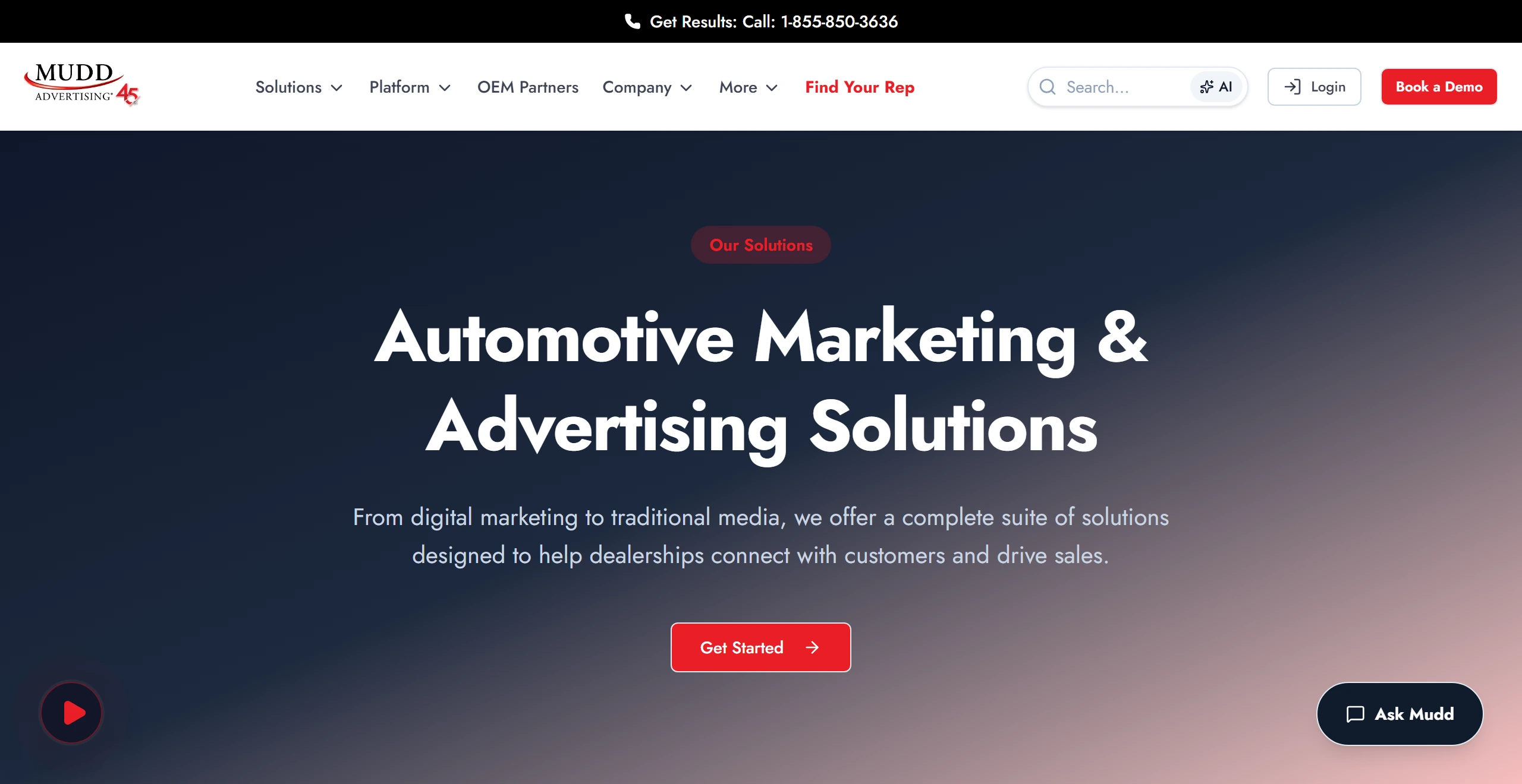 Mudd Advertising — Automotive Growth Marketing Platform Website thumbnail 2