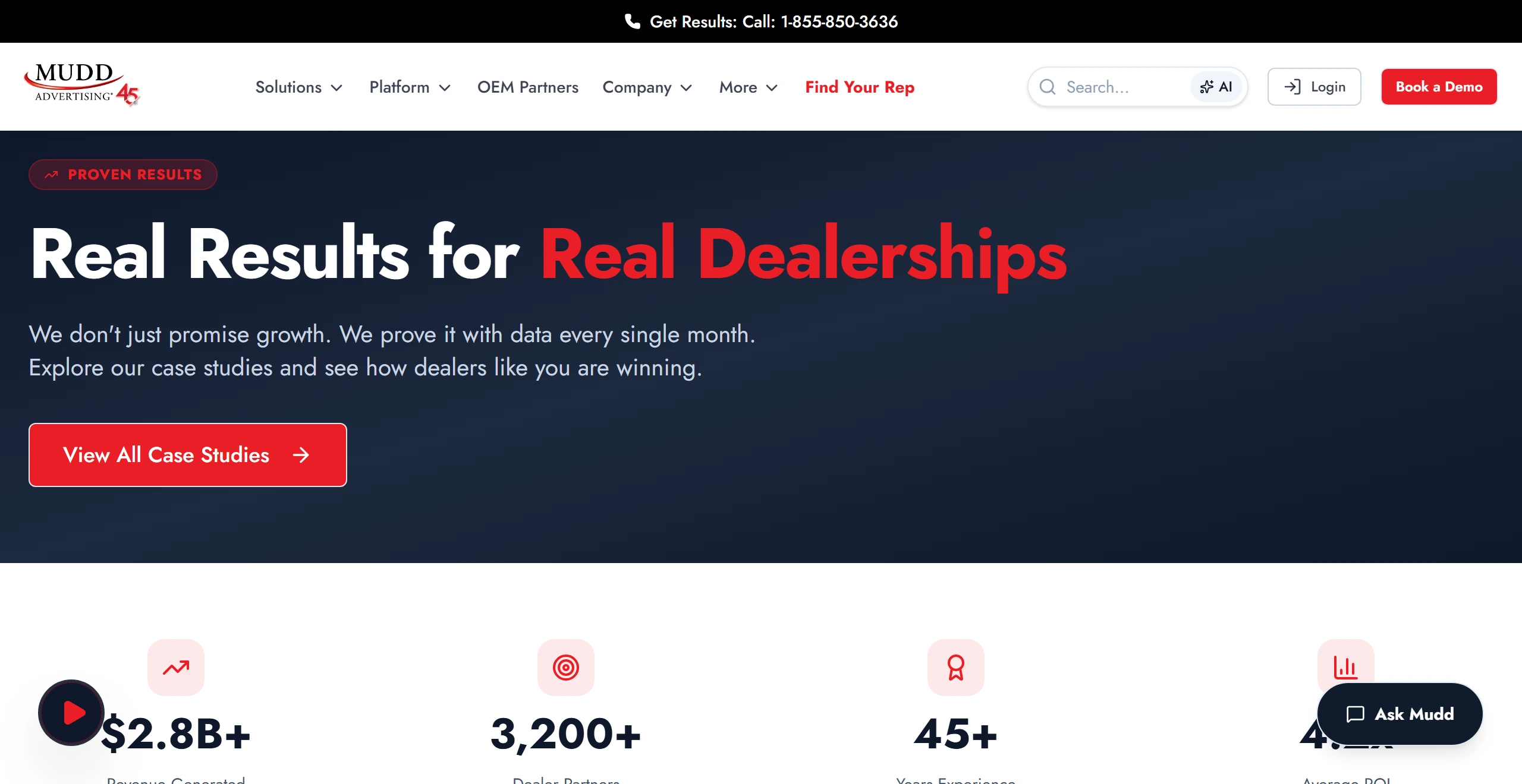 Mudd Advertising — Automotive Growth Marketing Platform Website thumbnail 4
