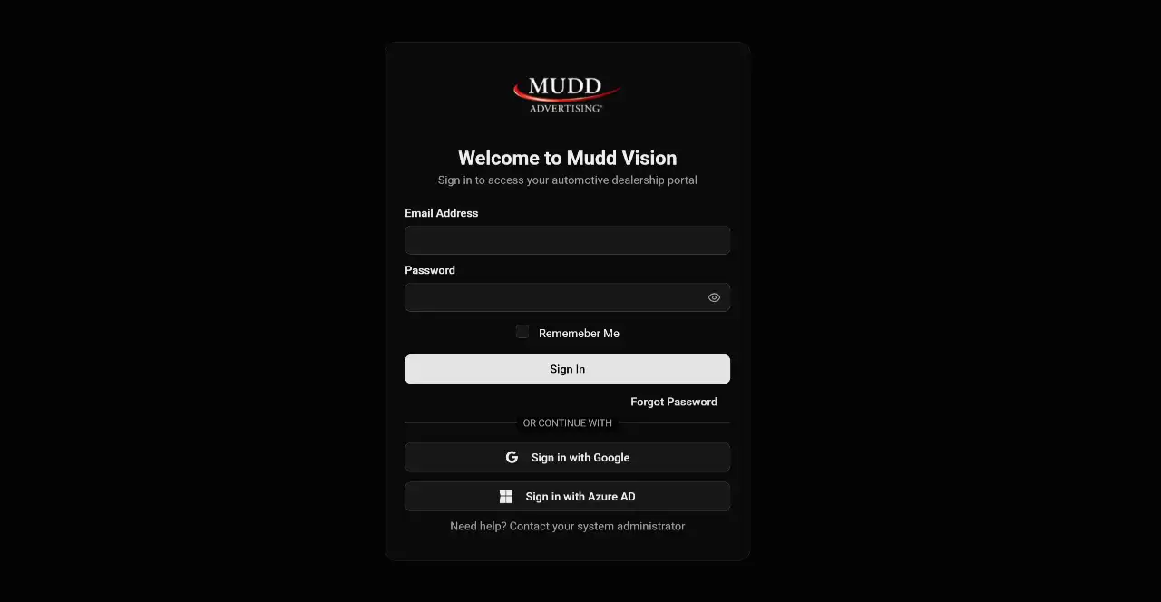 Mudd Vision - Dealer & Sales Management Platform