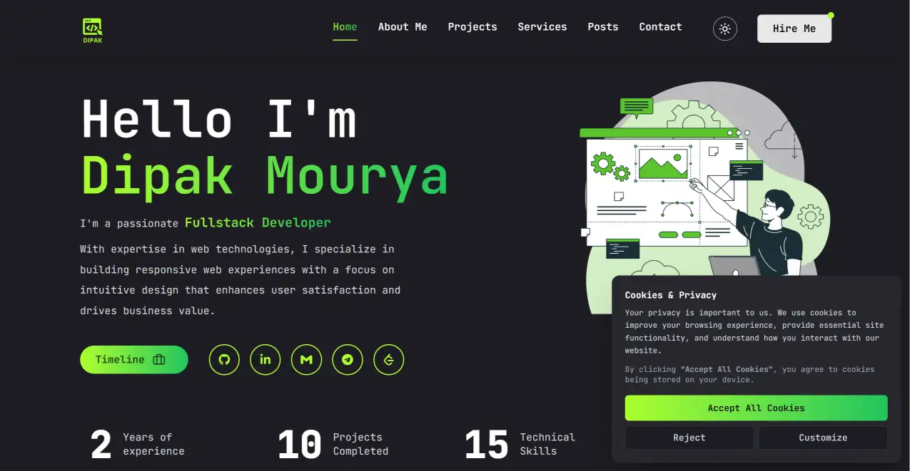 Personal Developer Portfolio