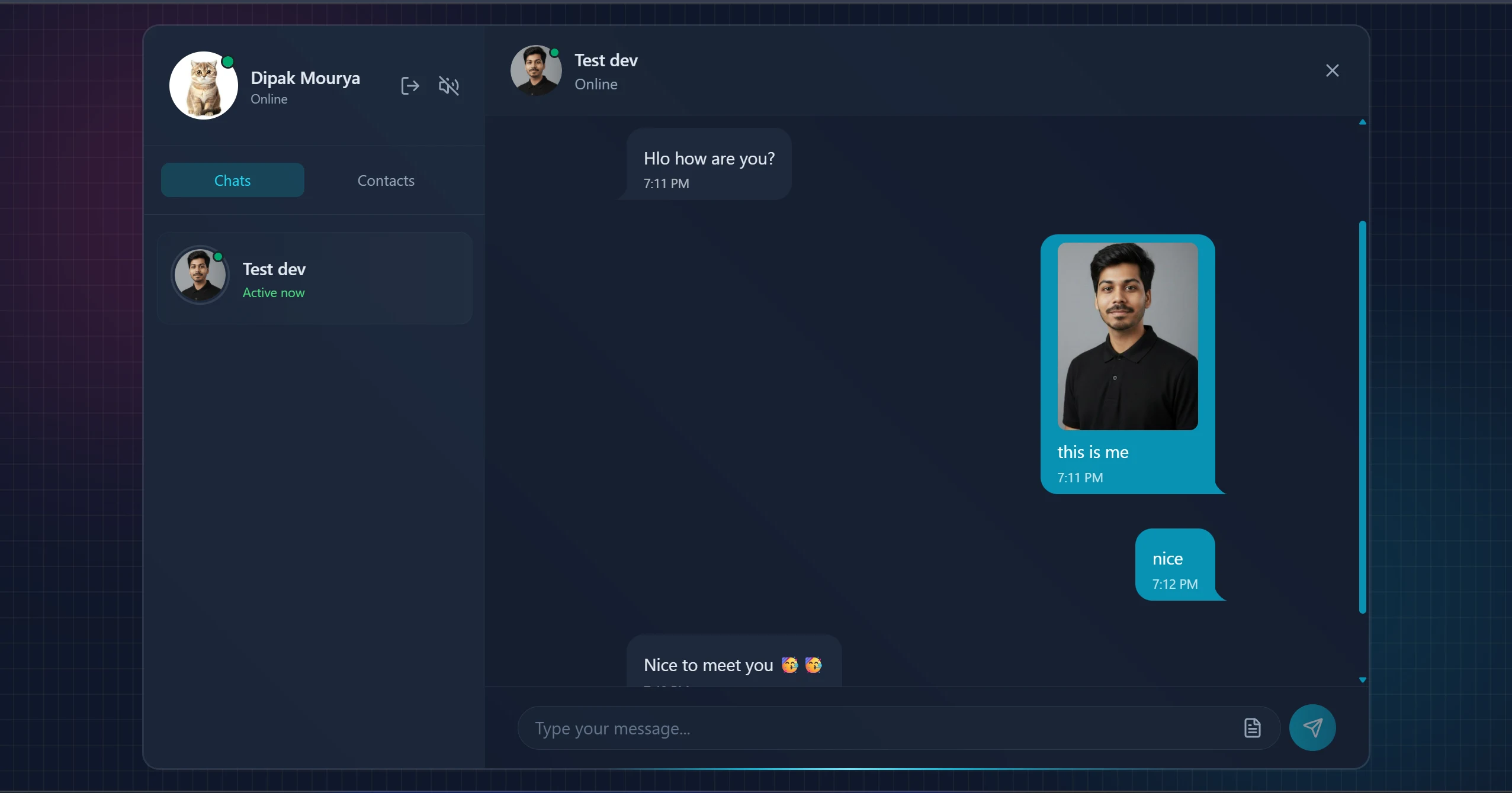 Web Chat | Real-Time Messaging Application thumbnail 2
